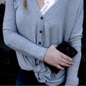 Button front thermal